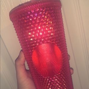 2019 Starbucks pink bedazzled Christmas cup